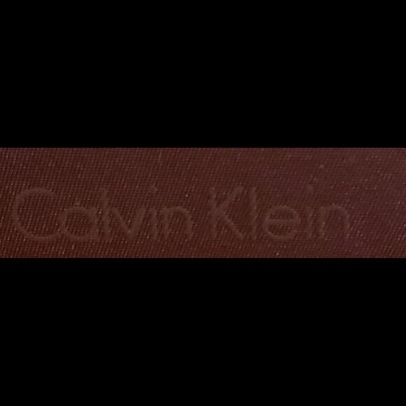 Calvin Klein Obsession Bronze Brown Round Zippered Makeup Travel Bag 100% Nylon - Picture 3 of 10